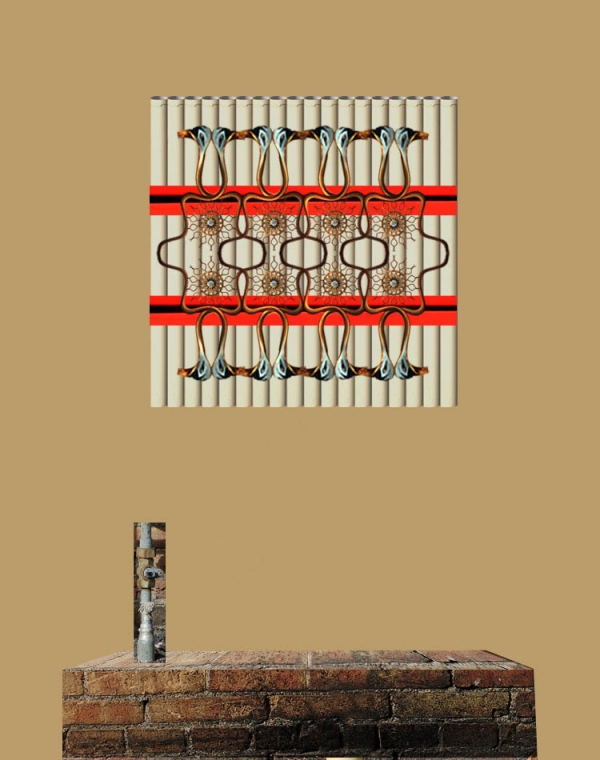 Creation of Recycled Metal Wall Decoration: Step 8